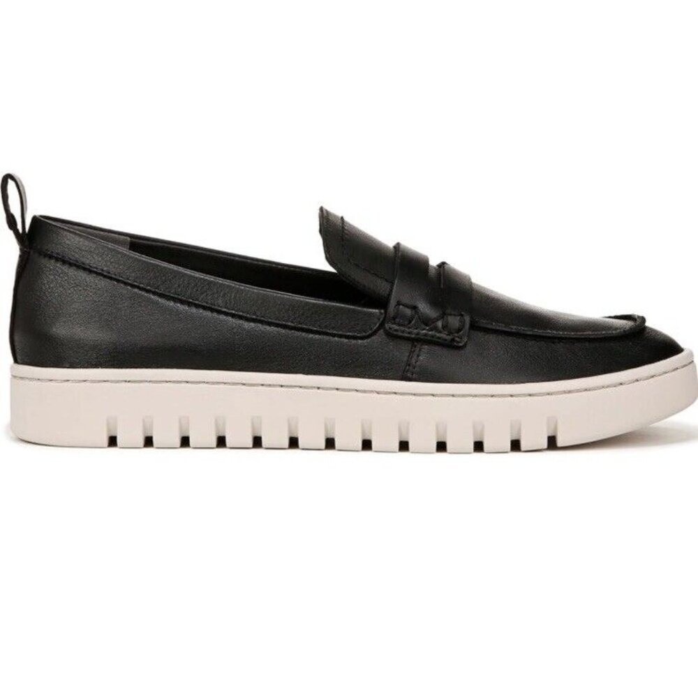 Vionic Uptown Slip On Loafer Womens 9.5 Medium Black Leather Arch Support New - Picture 3 of 10